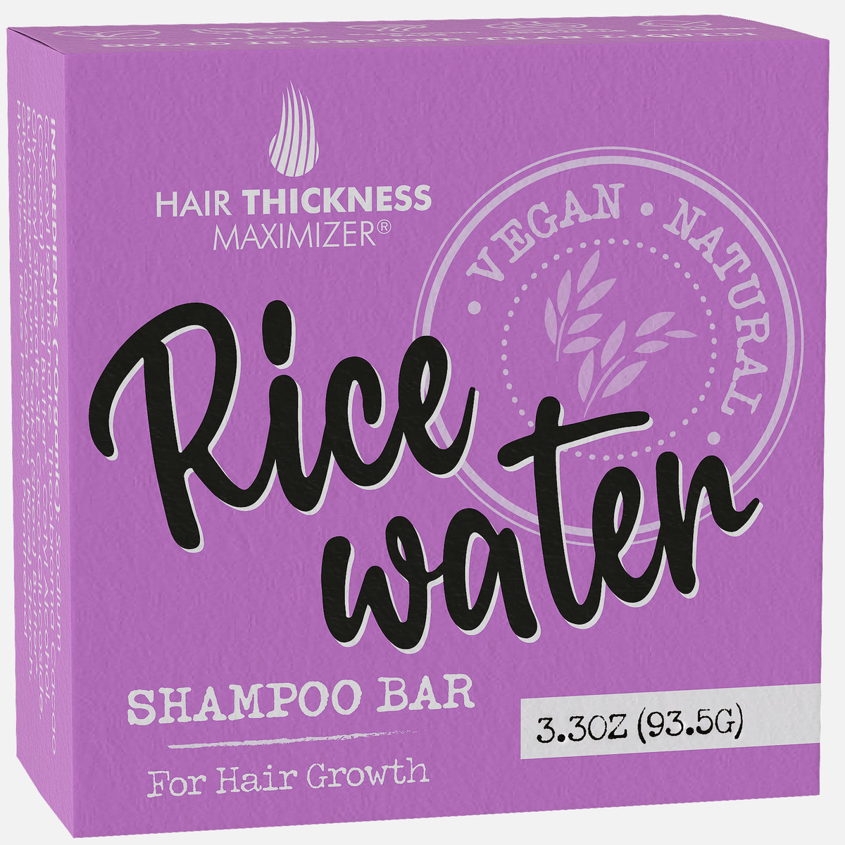 Rice Water Shampoo Bar For Hair Growth Hair Thickness Maximizer 3838