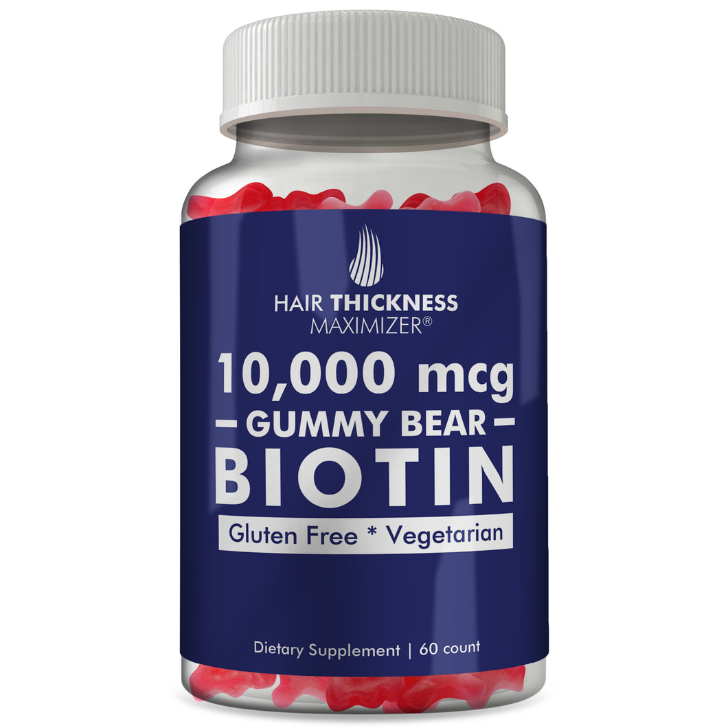 10,000 mcg Gummy Bear Biotin