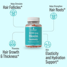 Biotin 10,000mcg Gummies For Hair Growth