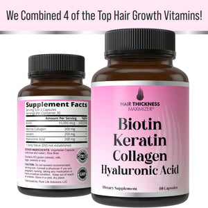 4-in-1 Hair Growth Vitamin Capsules