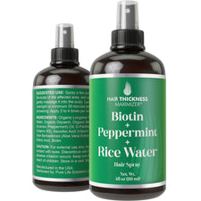 Biotin + Rice Water + Peppermint Spray