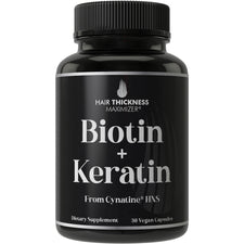 Biotin 10,000mcg + Clinically Proven Keratin for Hair Growth