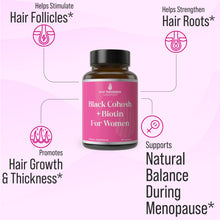 Black Cohosh + Biotin Capsules For Women