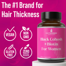 Black Cohosh + Biotin Capsules For Women