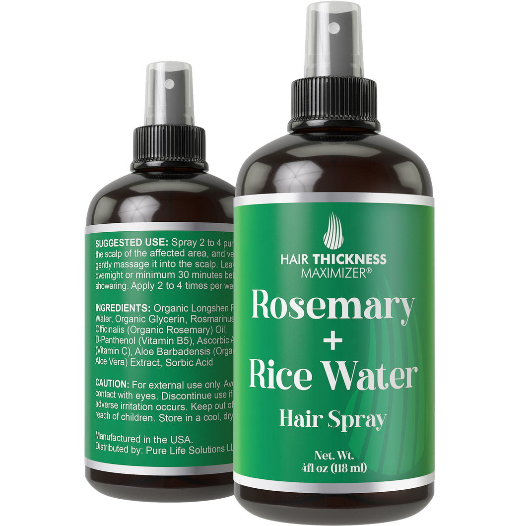 Rosemary + Rice Water Spray