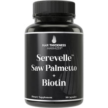 2-in-1 Clinically Studied Serevelle Saw Palmetto + Biotin Hair Growth Supplement. 12.8X Improvement in Total Hair Count in 90 Day Serevelle Study. DHT Blocker, Regrowth Pills for Men & Women