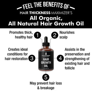 Organic Hair Growth Oils for Hair Thickening