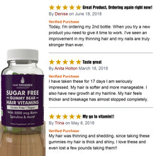 Sugar Free Hair Gummy Vitamins